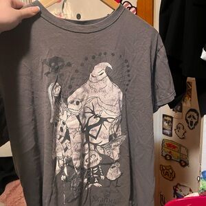 Gray Nightmare Before Christmas T-Shirt
